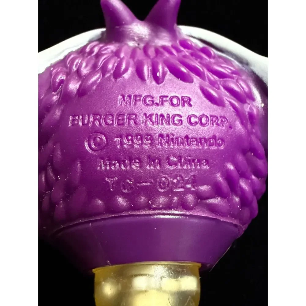 VTG 1999 Burger king pokemon venonat spinner toy